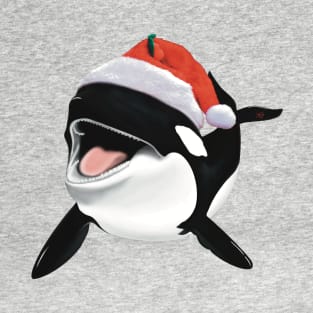 Orca Drawing Christmas Gift T-Shirt